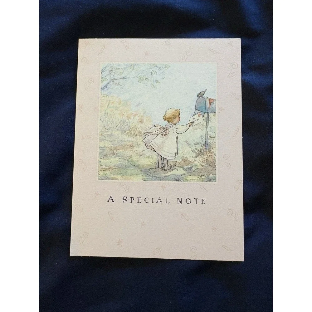 Note Card with White Envelope | Special Note and Little Girl design By Hallmark
